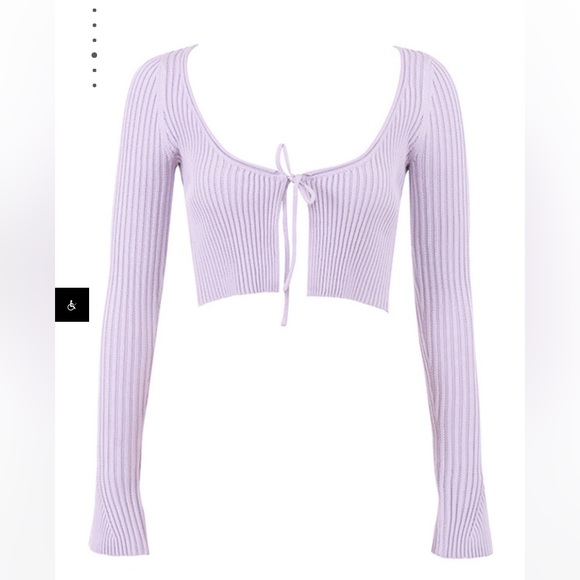 Mistress rocks purple ribbed “tenderness” top - Picture 3 of 6